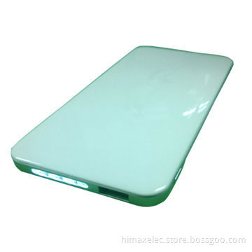 Li-po Dual USB Power bank, DC 5V, 8000mAh, lightweight with LED torchlight